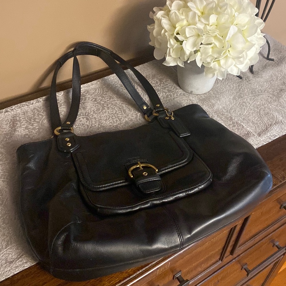 Black coach bag